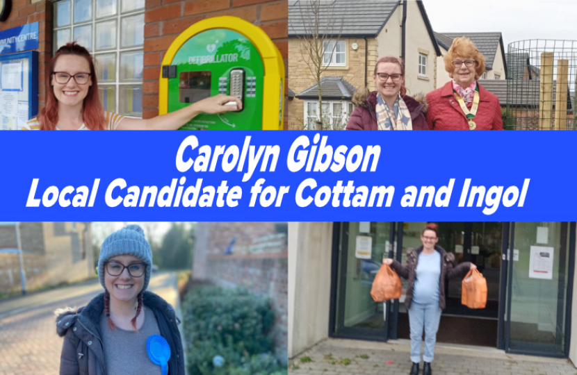 Carolyn Gibson for Ingol and Cottam
