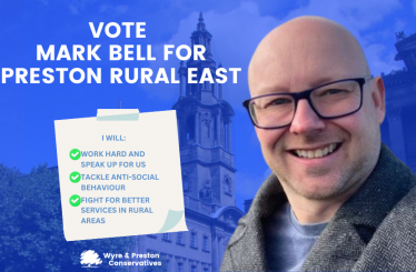 Vote Mark Bell for Preston Rural East!